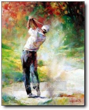 印象派 Painting - yxr0047 印象派スポーツ ゴルフ